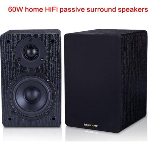 60W 4 Inch Home High-power Hifi Speaker NS-60S Surround Speaker Fever Passive Bookshelf Audio Home Theater Audio Mid-bass