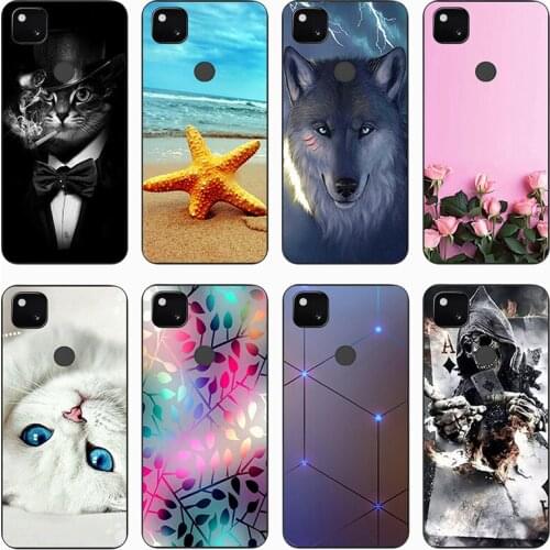 Patterned Case for TCL T-Mobile Revvl 4 Plus 5G case Soft TPU Case Phone Back Cover for TCL Revvl 4 case Fundas for TCL Revvl 5G