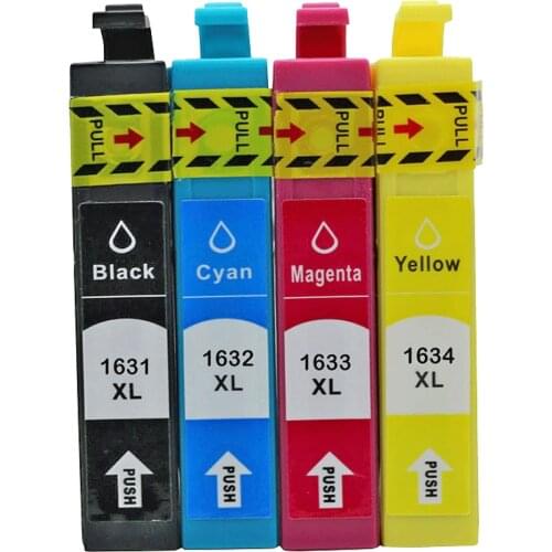 Ink Cartridge for Epson T1631 T1632 T1633 T1634 Workforce WF 2010W 2510WF 2520NF 2530WF 2540WF 2630WF 2650DWF 2660DWF 2750DWF