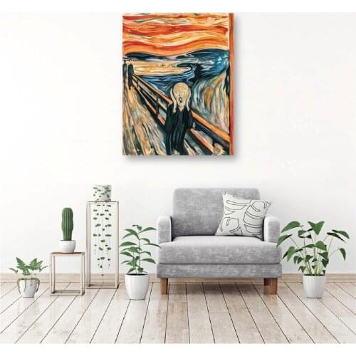 Decorative Canvas Painting SCREAM TABLE CANVAS PRINT PICTURE