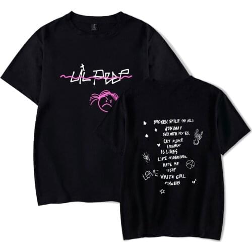 Lil Peep T Shirt Men Women T Shirt Fashion Hip Hop T-shirt Soft Cotton Short Sleeve Summer T Shirt Tops Print Casual Streetwear