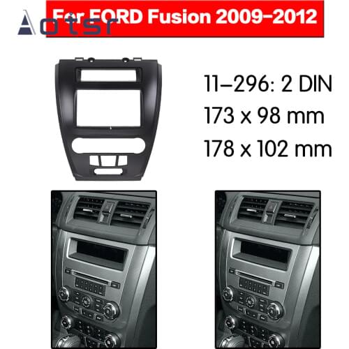 Dash Kit Stereo Panel Plate Surround Car Radio Fascia For FORD Fusion 2009 2010 2011 2012 DVD Refitting Frame