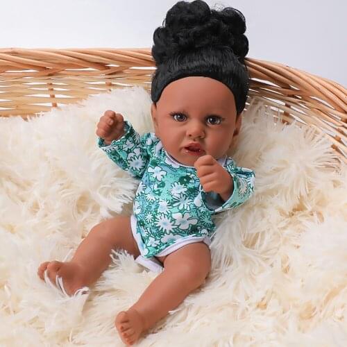 NEW 30CM Mini Reborn Baby Doll Blue Eyes Very Soft Vinyl Boy Realistic Newborn Baby Dolls Handmade Adorable Doll Boneca Toys