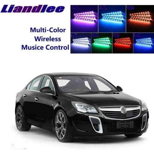 LiandLee Car Glow Interior Floor Decorative Atmosphere Seats Accent Ambient Neon light For Holden Insignia
