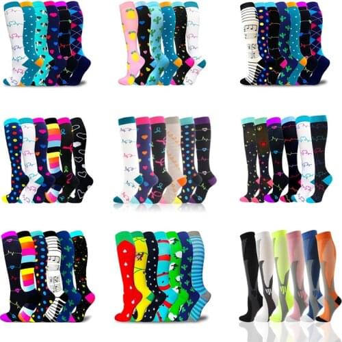 New Compression Socks Pressure Socks 20-30 Mmhg Best Graduated For Athelete Varicose Veins Socks Men Women For Outdoor Sports