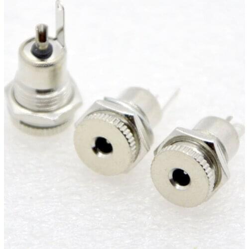 1pcs NEW DC-099 DC Power Socket Connector 5.5mm×2.1mm/2.5mm Metal Shell Charging Power Jack Female Socket Special Free Shipping