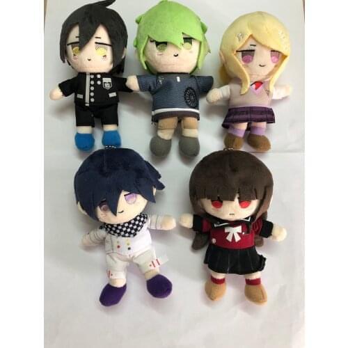 New Danganronpa V3 Kokichi Oma&Dangan Ronpa& Akamatsu kaede Plushies Doll Plush Toy KeyChain