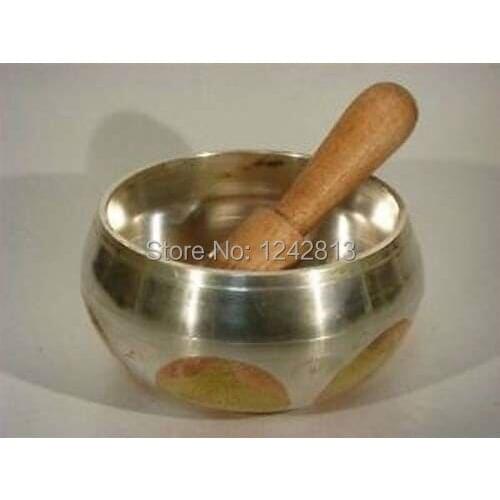 Details about Excellent Tibet Brass Budd (diameter approx 8.5CM) with stick