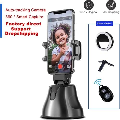 Apai Genie 360 Rotation Face tracking Selfie Stick Tripod Object Tracking Holder Camera Gimbal for Photo Vlog Live Video Record