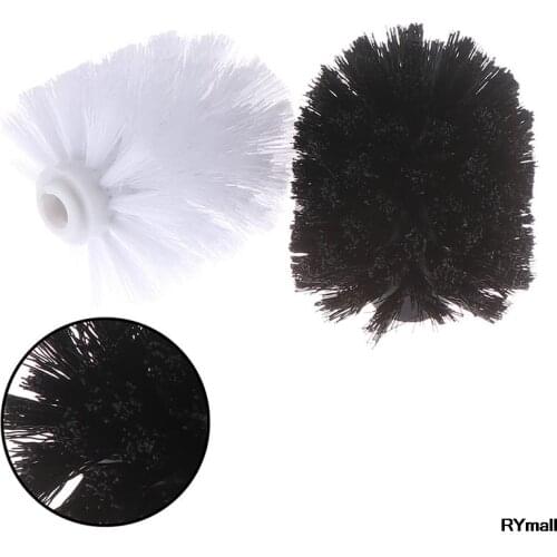 1 Pcs Replacement Bathroom WC Clean Spare Accessories 75*90mm Cleaning Brush Head For Toilet White Toilet Brush Head Holder