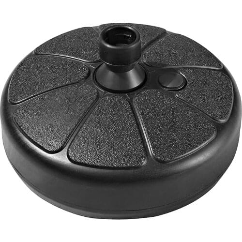 Ultralight Round Umbrella Pole Holder Water Sand Fillable Umbrella Base Stand Suit for Dia 35-38mm Umbrella Pole