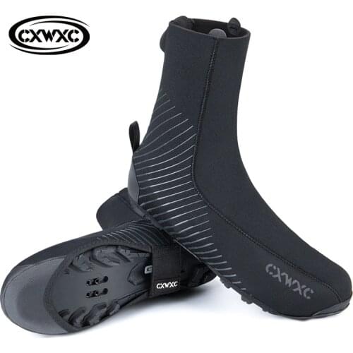 CXWXC Thermal Bicycle Booties Cover Neoprene MTB Shoes Covers Waterproof Cycling Overshoes Road Bike Full Boot Protect Cover