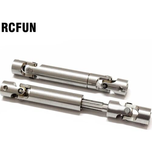 RC 90-115mm 110-155mm Steel CVD Universal Joint Drive Shaft for 1/10 RC Rock Crawler Car SCX10 D90 S272