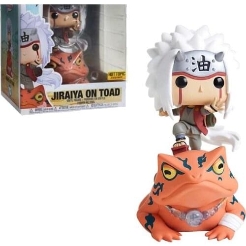 FUNKO Anime Narutos JIRAIYA ON TOAD #73 Vinyl Action Figure Collected Model Toys For Children Christmas Gift