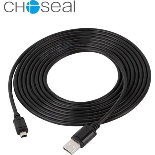 Choseal QS5308 USB 2.0 Male To Mini 5PIN USB Fast Charging Data Cable For Cellphone Laptop Camera