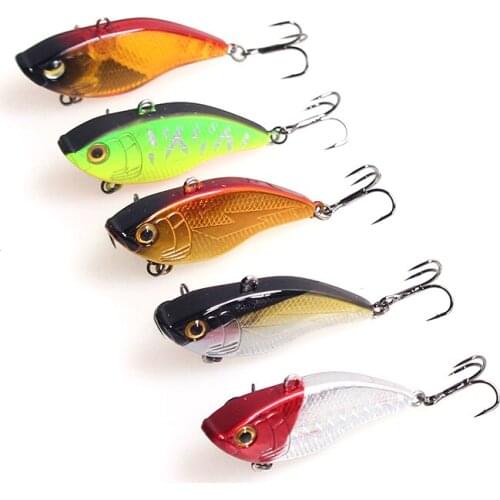 1 Pcs VIB Super Vib full swimming layer VIB 5 cm/14 grams of Luya metal hard bait fishing, Bass Bait