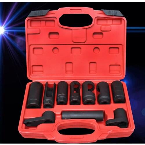 10PCS oxygen sensor sleeves oxygen sensor wrench oxygen sensor disassembly and assembly tool set
