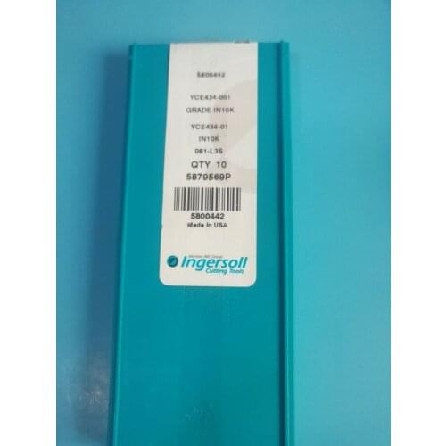 10PCS CARBIDE INSERT YCE434-001 IN10K