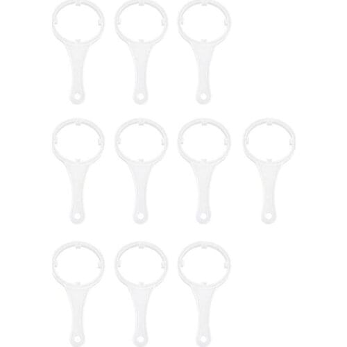 10Pcs Plastic 10 Inch Filter Cartridge Housing Wrench Spanner for Water Purifier White