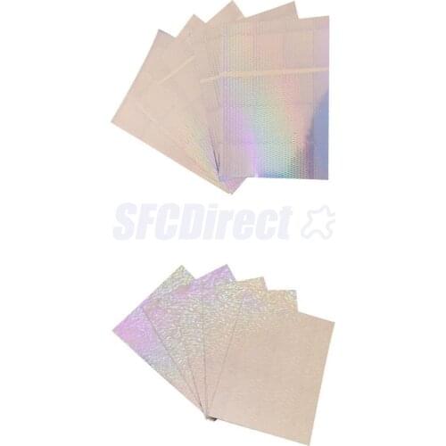 10pcs Fishing Lure Tape Fish Scale Tackle Holographic Waterproof Reflector