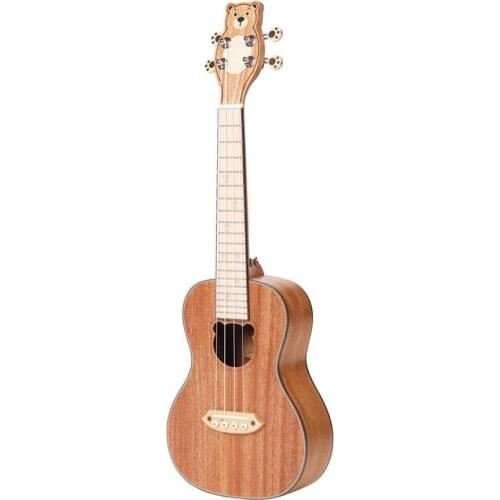 23 Inch 6 String Ukelele With Bag Professional Mahogany Mini Ukalalee Hawaiian Small Guitar 4 Strings Musical Instruments Gift