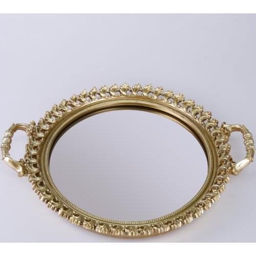 Pue Decor Mihrimah Mirrored Tray Gold