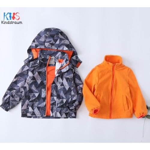 2020 Children Jackets For Boys 2 PCS Winter Coat Windbreaker for boy Toddlers Outerwear Waterproof Jacket For Boy/girl DC197