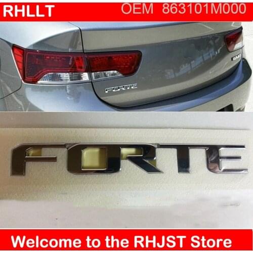 FOR Kia Cerato Forte Koup OEM GENUINE FORTE Logo Emblem Rear Trunk 863101M000