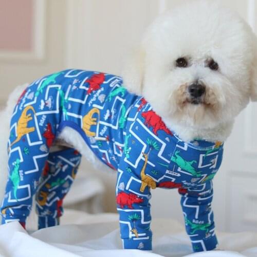 Dog Jumpsuit, Autumn/winter Warm Dog Suit, Dog Coat, Teddy Bear Warm Dog Suit, Cotton Puppy Coat, Stretchy Dog Suspenders