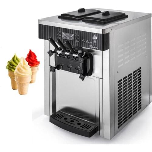 Commercial Ice Cream Machine Fully Automatic Ice Cream Makers Desktop Sundae Ice Cream Vending Machine