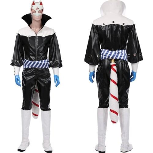 Anime Persona 5 Yusuke Kitagawa Cosplay Costume Jumpsuit Outfits Props Halloween Carnival Costumes