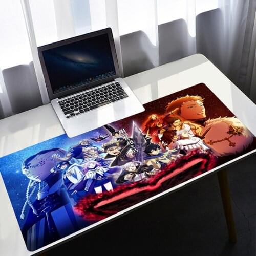 Black Clover Mouse Pad Gamer Large 900x400 alfombrilla xxl Table Desk Mat kawaii tapis souris Carpet PC Gamer Complete Mousepad