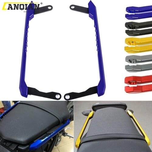 Motorcycle Accessories CNC Rear Passenger Grab Bar Seat Hand Handle Rail For Yamaha MT09 MT-09 FZ09 MT FZ 09 2014 2015 2016 2017