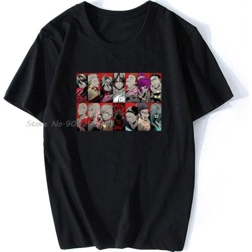 Men t-shirt Hunter X Hunter Genei Ryodan All Memebers Tshirt Women T Shirt Men Cotton Tees Tops Hip Hop Harajuku Streetwear