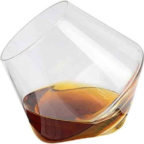 Pack of 6 400ML Wine Glass Whiskey Glasses Drinking Tumbler Rum Wine Cup Glass TB Sale