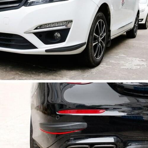 2pcs Front And Rear Bumper Corner Guards And Anti-Collision Decorative Strips For Volvo S40 S60 S80 XC60 XC90 V40 V60 C30 XC70