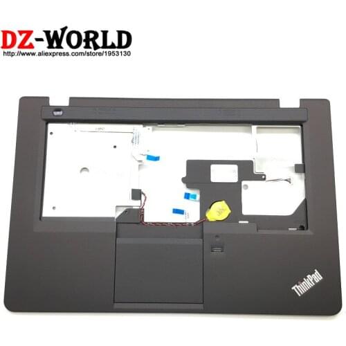 New Original for ThinkPad S430 Keyboard Bezel Palmrest Cover with Touchpad/Fingerprint Reader/Speaker/Cables 04X0352 04W6844