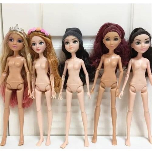 Original MC2 TV Protagonist Joint Doll Long Hair Doll Girl Dress Up Toys