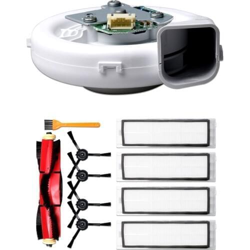 11pcs/set Ventilator Fan Motor Main Brush Filters Side Brushes for Xiaomi 2nd Gen Roborock S50 S51 S55 Robot Vacuum Cleaner Part