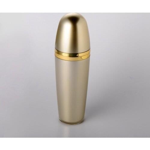 50ml ball shape plastic acrylic press pump bottle f or lotion emulsion serum foundation toner skin care cosmetic packing