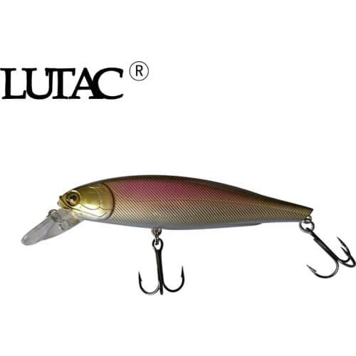 LUTAC fishing lures 100mm 16g minnow Hard lure Hard Plastic Aritificial Laser Wobblers minnow jerkbait