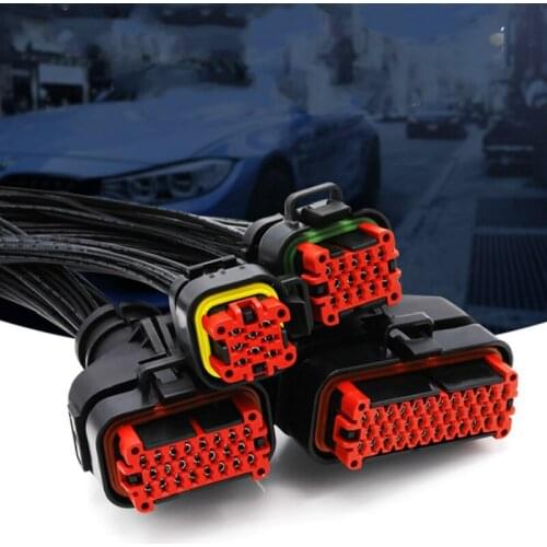 Tyco AMP 8/14/23/35 pin way Female Waterproof Automotive Ecu plug Connector with 30cm wire 776286-1/776273-1/770680-1/776164-1