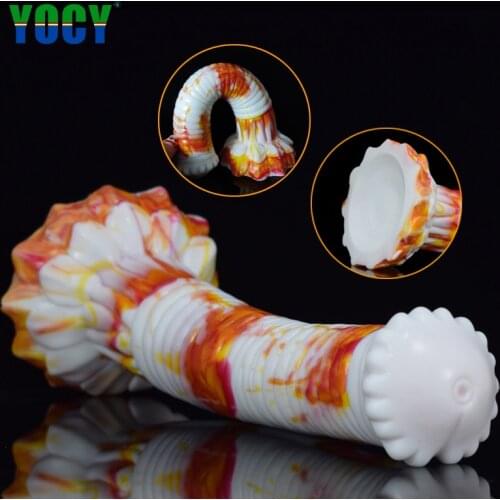 YOCY Huge Horse Dildo Silicone Animal Fake Penis Sex Toys For Women Vaginal Stimualtor Sex Anal Butt Plug Adult Products
