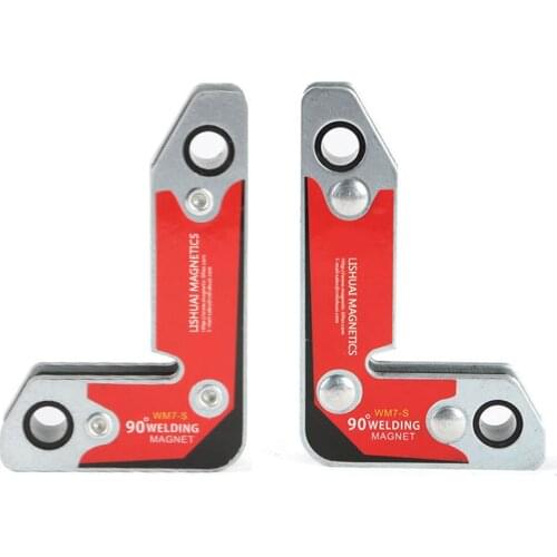 2Pcs/Set Wm7-S Magnetic Holder/Corner Welding Magnets / Internal And External Right Angle Fixator 30 60 90 Angles Magnetic Clamp