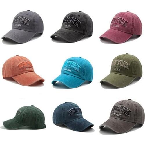 2021 New Visor Hats Solid Color Letters Casual Unisex Retro Style Perforated Baseball Cap gorras para mujer кепка женская