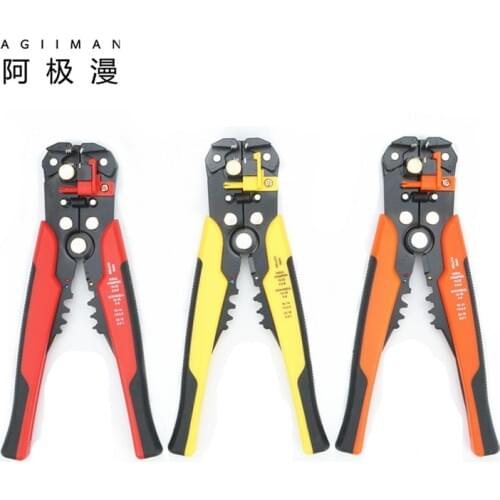 8 inch automatic stripping pliers multi-purpose pliers terminal manual crimping pliers hardware tools repair maintain Flat mouth