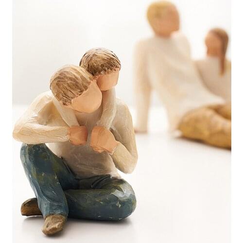 Home girl Easter decoration accessories figurines interior decorations