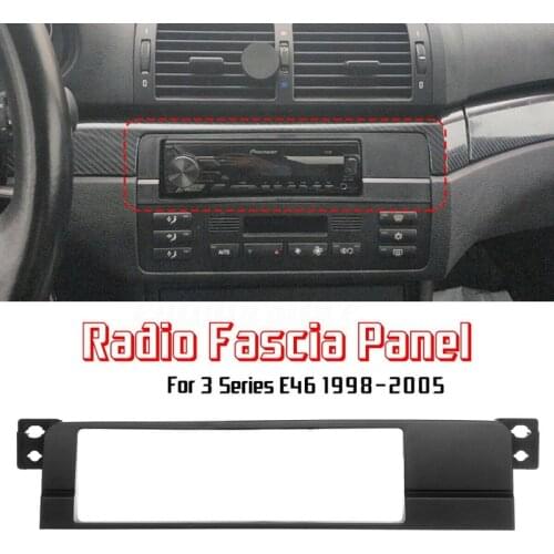 AU05 -1 Din Car Stereo Radio Fascia Facia Panel Plate Adapter for -BMW 3 Series E46 1999-2006
