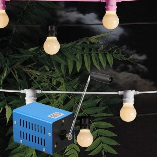 Emergency Hand Crank Dynamotor High Power Charger Portable USB Charging Hand Crank Generator Outdoor Camping Survival Power Bank