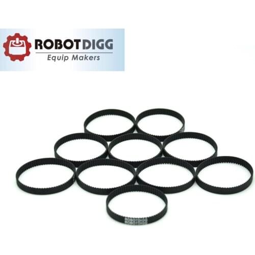 Free shipping, 2GT Endless Timing Belt, 284mm Length, 6mm Width,284-2GT-6